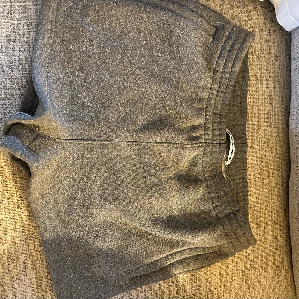 Alexander Wang Charcoal Glitter Lounge Shorts - L